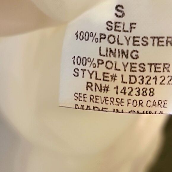 Essue White Sheer Dress with Criss-Cross in back with Cut-out,  Size Small - Picture 7 of 7